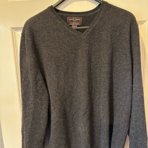 Charcoal 100% Cashmere Sweater
